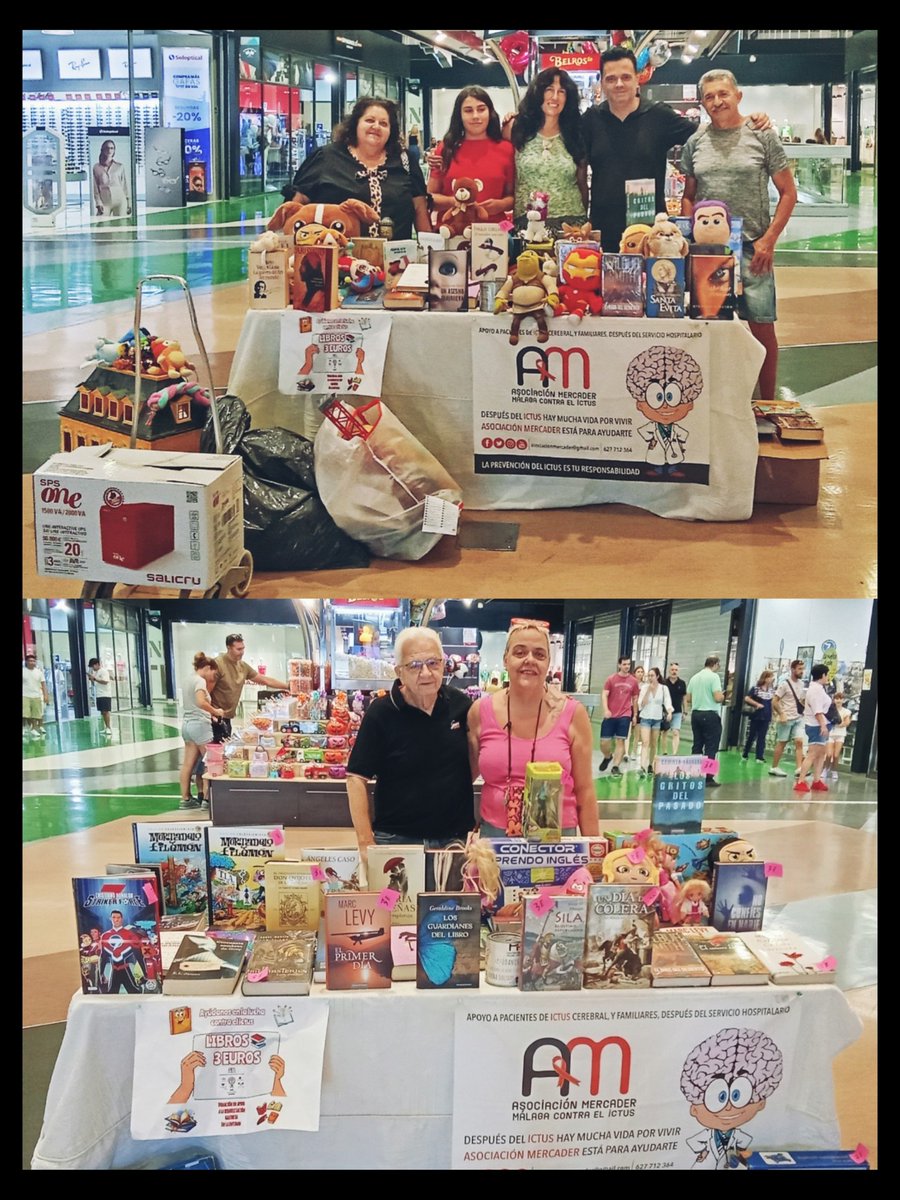 Maravillosa jornada solidaria #AsociaciónMercader ❤️donde difundimos el trabajo de la entidad en la rehabilitación de #ictus y saludamos a muchos amigos❤ Gracias (CAMPANILLAS SOLIDARIA💕SI NO LO NECESITAS DONALO) gracias @malagafactory ❤️🤗😘 #Málagacontraelictus #ictusactívate
