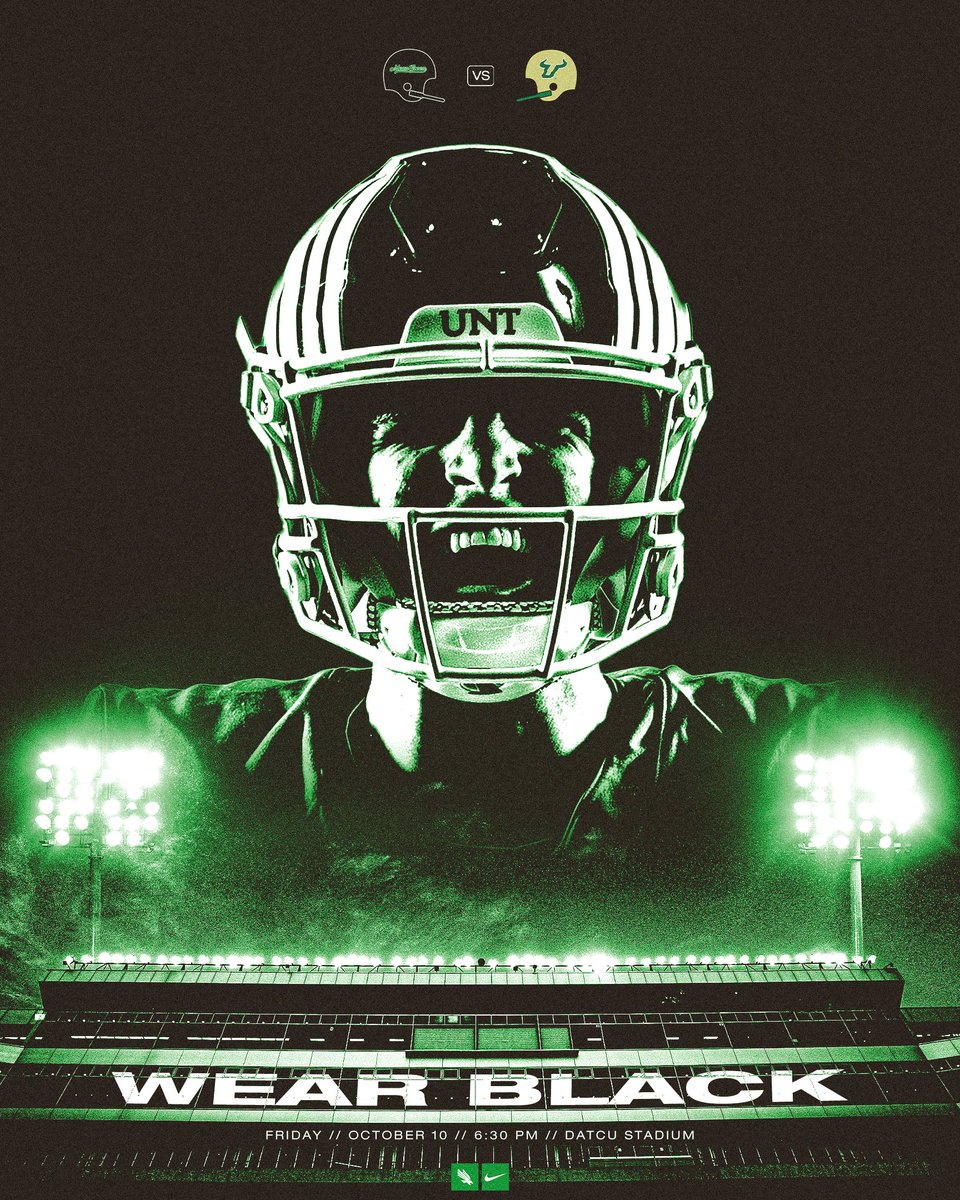 🚨ANNOUNCEMENT🚨

Oct. 10 Wear Black

🎟️:northtex.as/4mDQT5m

#GMG🦅