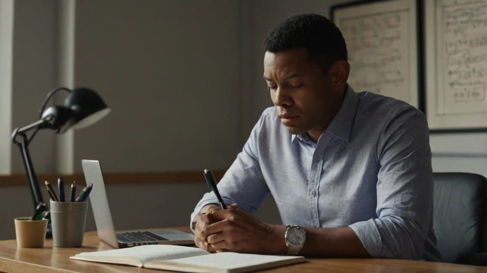 PrudentialZen's tweet photo. Quick journaling prompts to boost your EQ at work:

   - What triggered me today?
   - How did I respond?
   - What would I do differently next time?

📝 Just 5 minutes a day can build powerful self-awareness.

🔗https://t.co/ATEasNwFKx https://t.co/W3XW7mceEx
