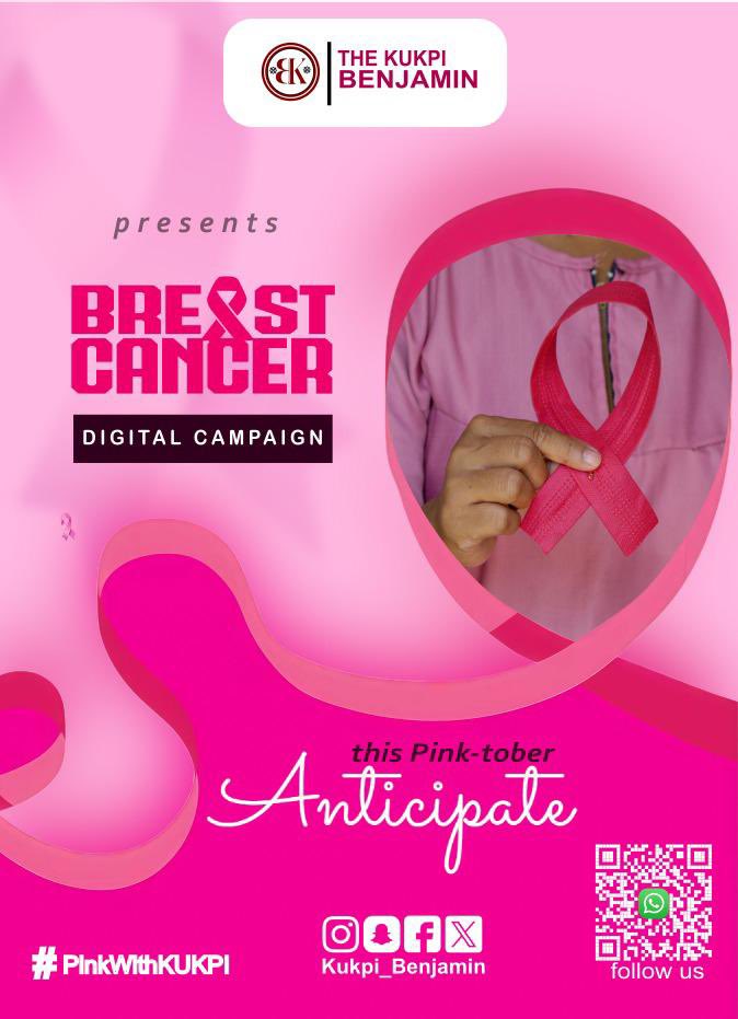 KUKPI INFORMS

Breast Cancer Awareness isn’t just talk, it’s action, it’s vibes, and it’s saving lives 💕.
This Pink-tober, get ready for a digital campaign that’s real, relatable, and eye-opening👀.
We’re serving knowledge, fun and a whole lot of pink energy 💖.
Anticipate🔥