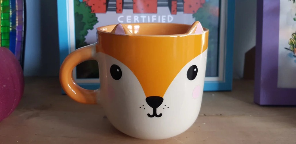 KenseiKitsune's tweet photo. An item on my Throne wishlist just got fully funded: Fox Ceramic Mug by The Haunted Bouncy Castle. Thank you! https://t.co/oy4SQWvbBY #Wishlist #Throne https://t.co/szQ8wLK3Qs