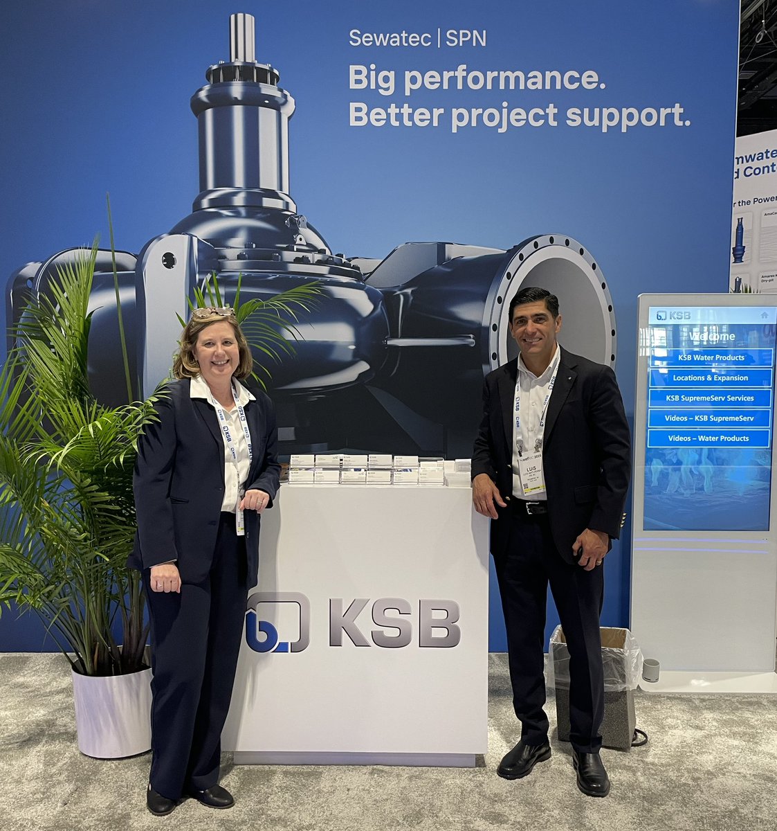 #WEFTEC2025 is underway in Chicago, and the folks from KSB US are ready to talk pumps and mixers in booth 3636.