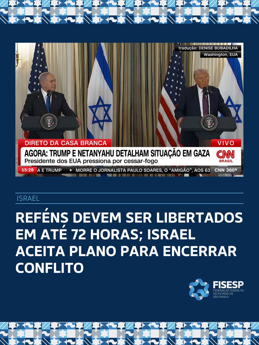 FEDERAÇÃO ISRAELITA SP tweet media
