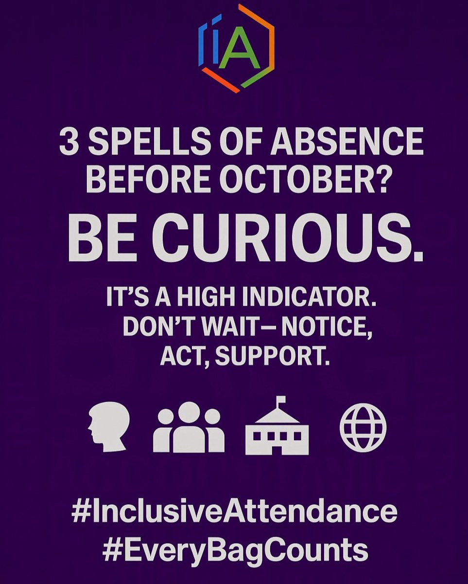 Early Absence, Early Action

3 spells of absence before October? 🚩 That’s an early warning sign.
Schools we work with act fast — spotting patterns, using data &amp; wrapping support around pupils &amp; families before challenges escalate.

#InclusiveAttendance