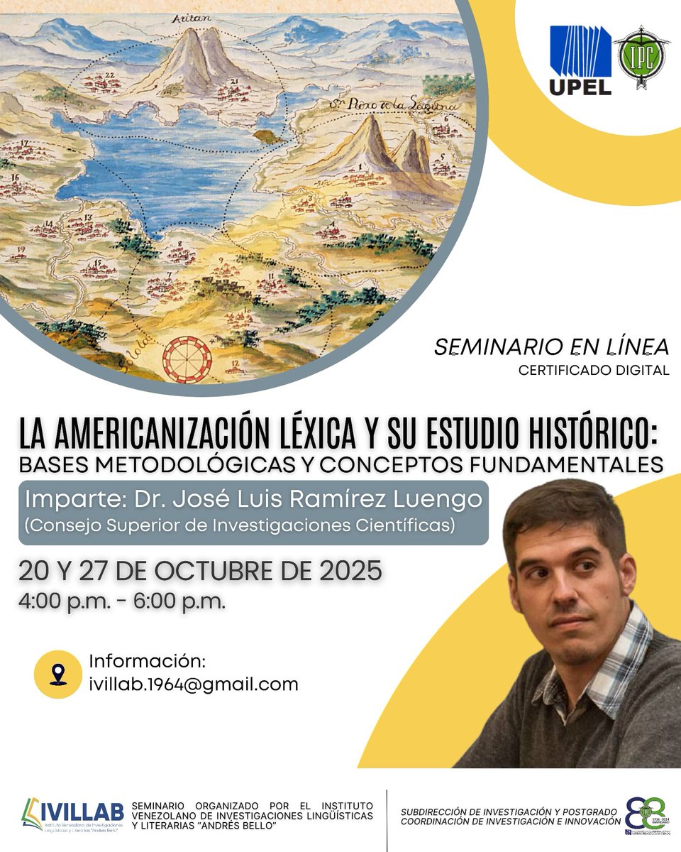 🔖NUEVO SEMINARIO EN LÍNEA

¿Quieres conocer la historia léxica del español de América y los procesos de americanización?