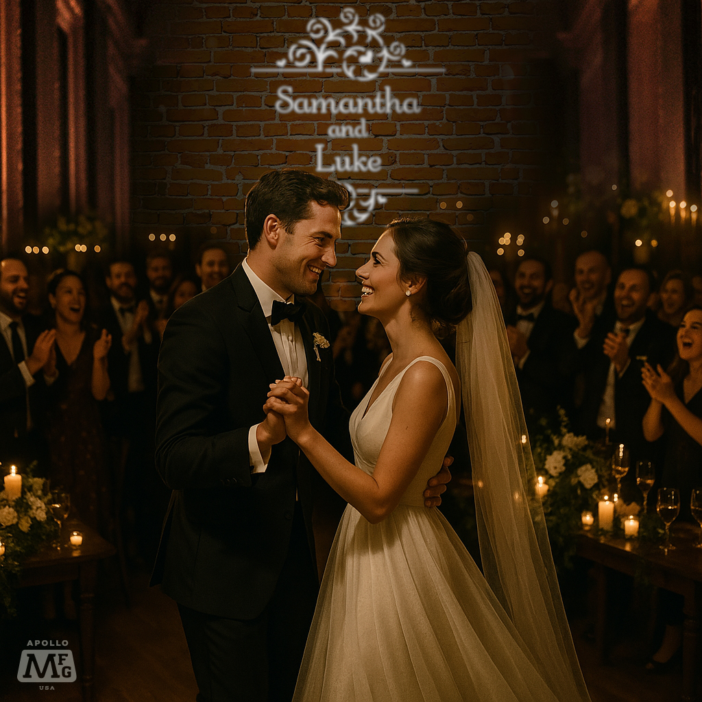 Celebrate your big day with a gobo that is just as stylish as you are. 

Featured: Wedding Pattern S23

#gobos #eventlighting #projector #wedding