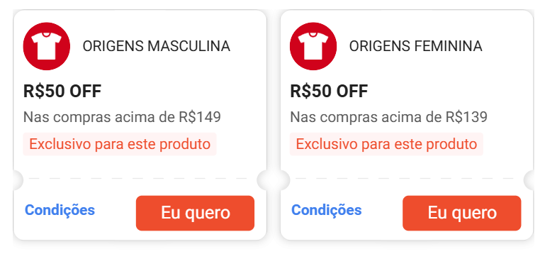 GabsDicas's tweet photo. 🚨 CORREE CUPOM SHOPEE🚨

🎟 R$50 OFF ACIMA DE R$149 ORIGENS MASCULINA
🎟 R$50 OFF ACIMA DE R$139 ORIGENS FEMININA

🔗 RESGATE AQUI: 
https://t.co/41tQS7mnmo

#ShopeeBR #OFERTA #cupom #achadinhos https://t.co/ShecWybt6u