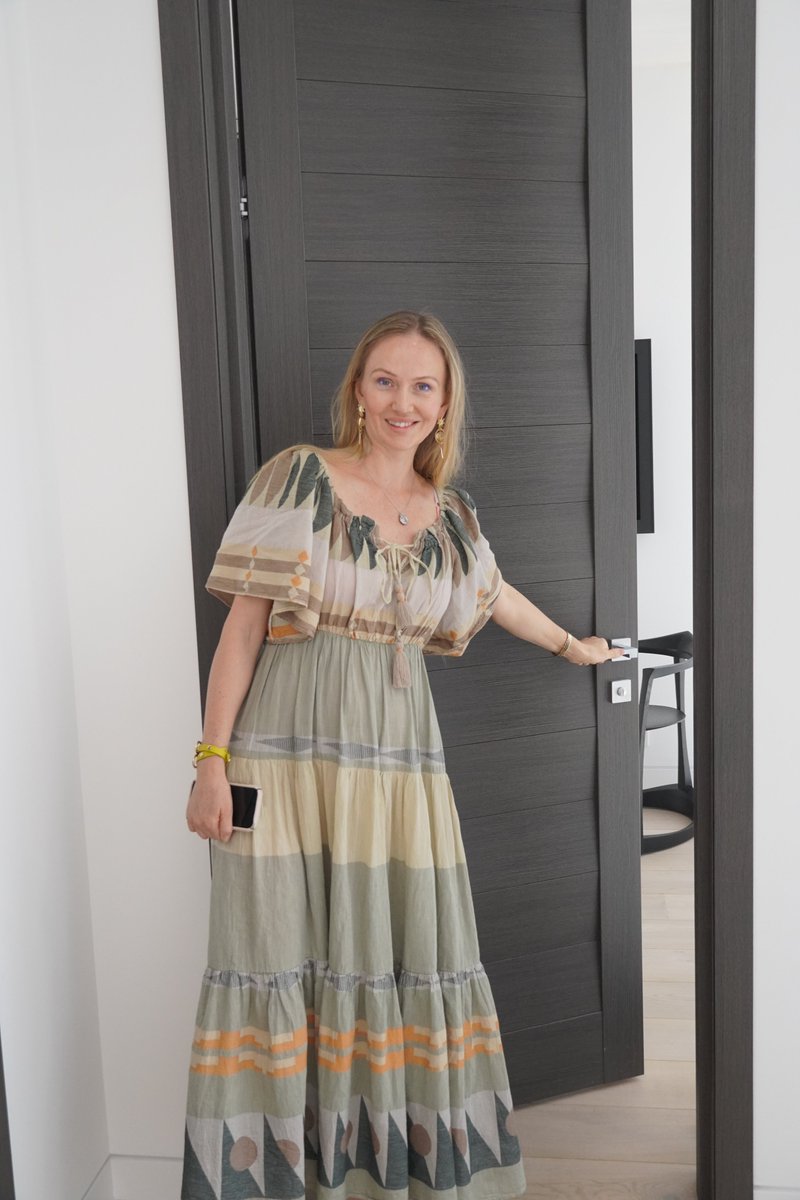 Oversized interior gray doors that add depth and dimension to the room - a true statement piece in this beautiful Bay Point home. #baypoint #luxuryinteriors #MiamiDesign