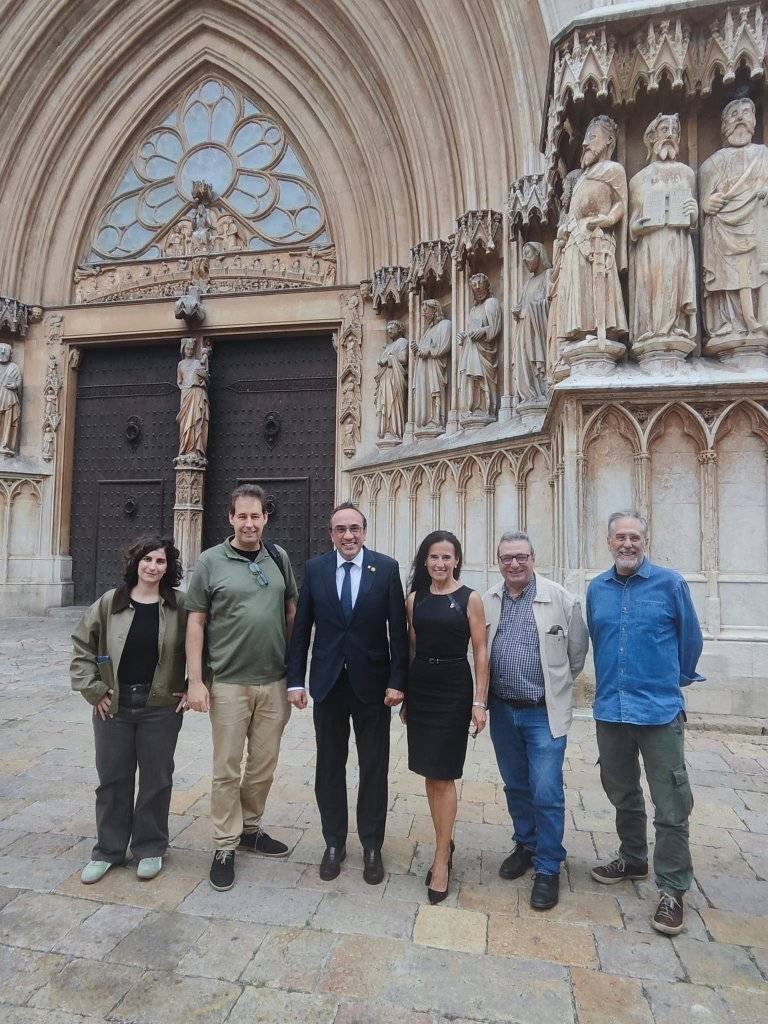 Avui,  amb el President del Parlament, MH Sr. <a href="/joseprull/">Josep Rull i Andreu</a>, que ens ha transmès  el seu suport a la tasca que fem des dels ajuntaments per una Catalunya  forta, cohesionada i justa.