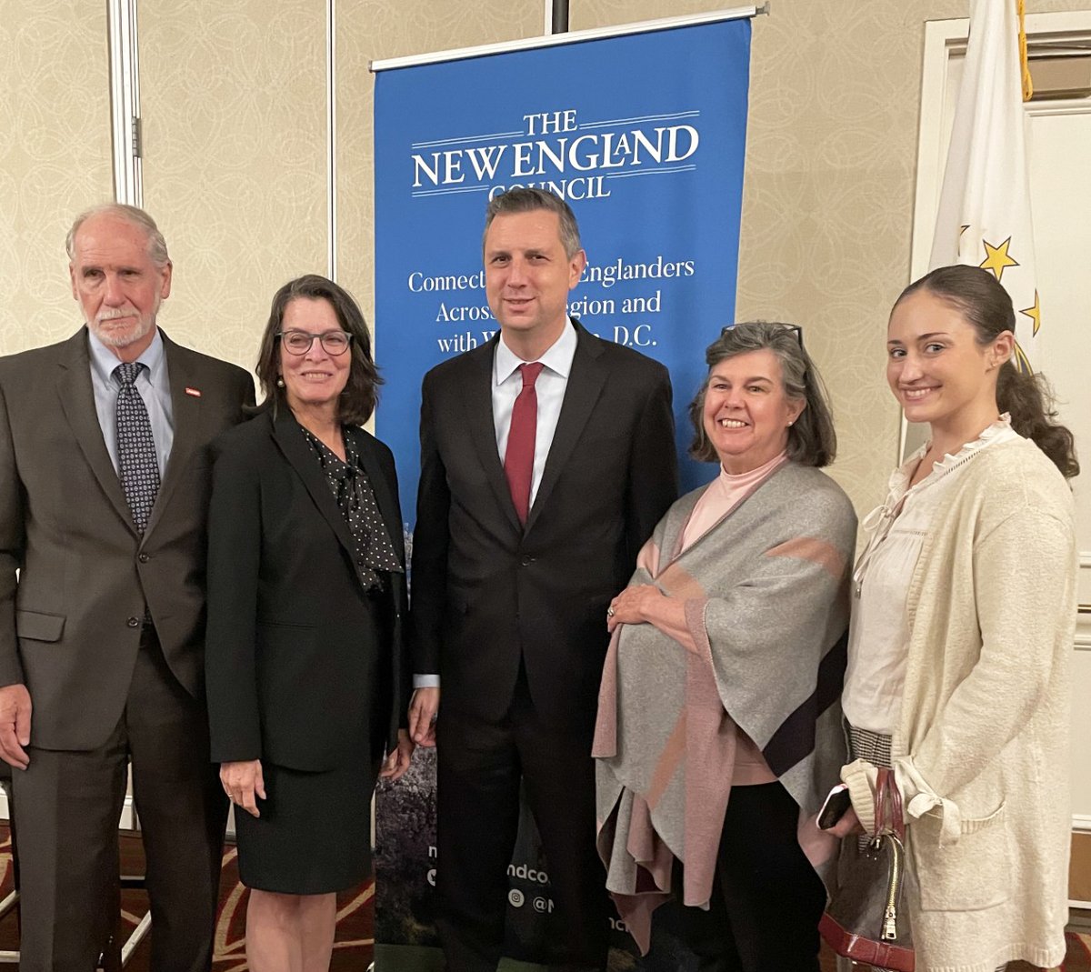 AARP Rhode Island (@aarpri) on Twitter photo #AARPRI's Catherine Taylor and John Martin with Volunteer State President Elizabeth Howlett and intern Jordan Simpson with <a href="/Rep_Magaziner/">Congressman Seth Magaziner</a> at the New England Council breakfast. #AARPRI's Catherine Taylor and John Martin with Volunteer State President Elizabeth Howlett and intern Jordan Simpson with <a href="/Rep_Magaziner/">Congressman Seth Magaziner</a> at the New England Council breakfast.