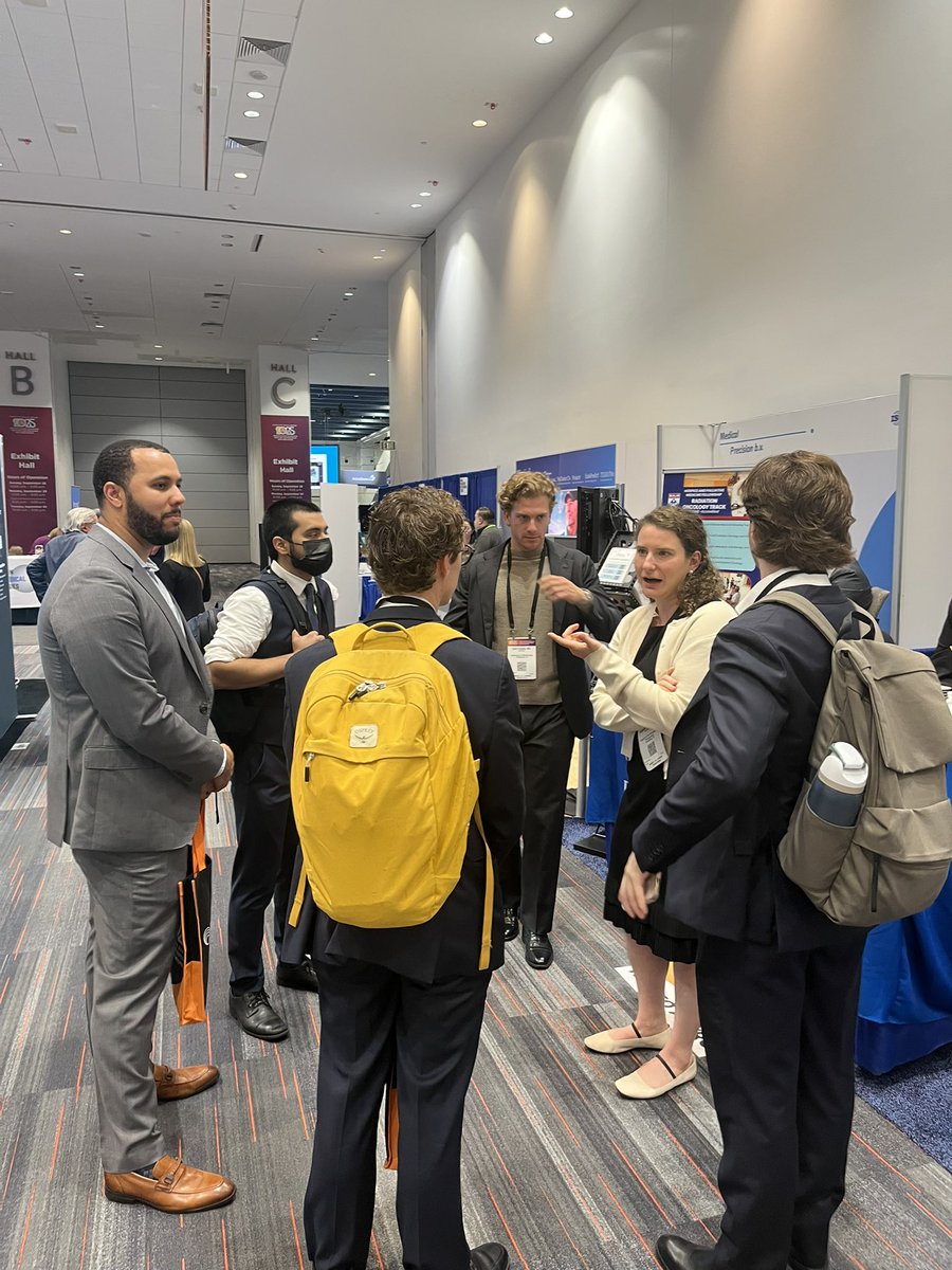 CBaffic's tweet image. Our beams are sharp, but our vibes are sharper. 🎶
Catch Penn Radiation Oncology at Booth 3411 @ #ASTRO25 in San Francisco.
Innovation served fresh daily. 🌀
#MedicalStudents #PennRadOnc #PennMedicine