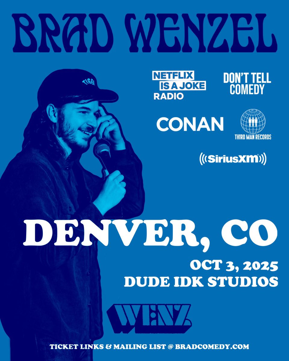 Hey Denver I’m headlining Dude IDK on Friday please get tickets and tell your friends to get tickets