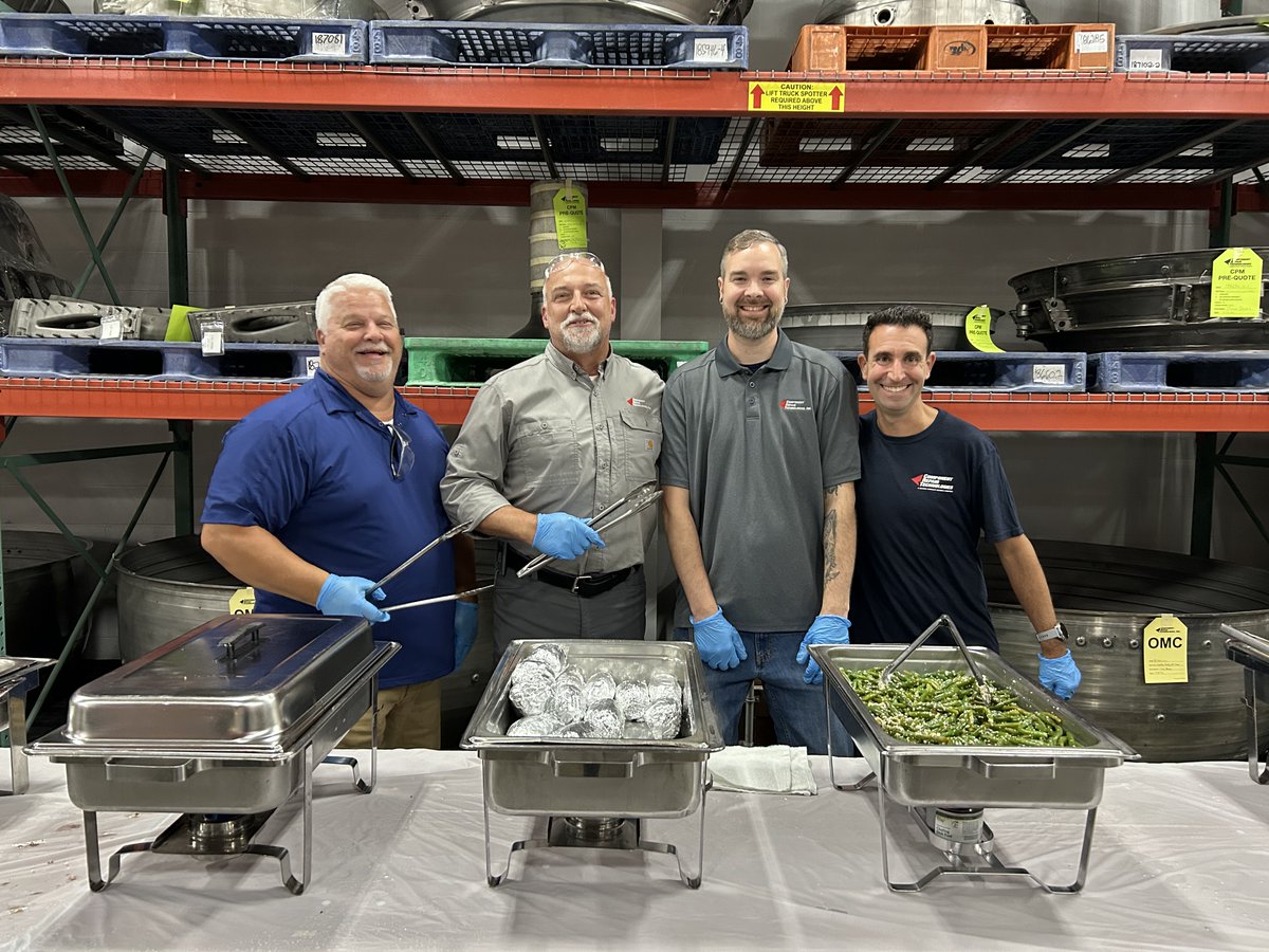 ComponentRepair's tweet photo. 40th anniversary celebration!

An amazing 24 hours with all 3 shifts, retirees, co-founders &amp; our teammates from at Safran.

We enjoyed steaks and reflected back on the hard work, innovation, and people who made it all possible. 

#CRT40Years #TeamCRT https://t.co/3MxxpTbJHF