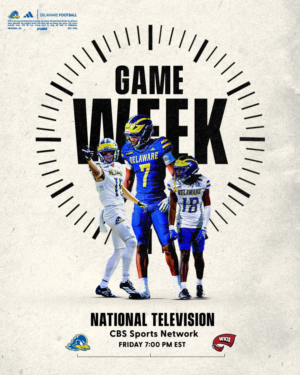FRIDAY. NIGHT. LIGHTS. 

⚡️🐓🔋📺

#HENERGY | #BLUEHENS