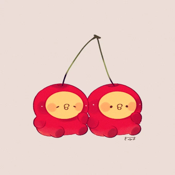 さくらんぼなひよこ … #きみピヨ