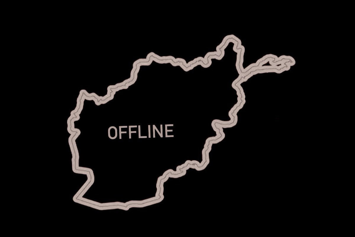 AzizaMunji's tweet photo. Afghanistan is offline. https://t.co/jU0R4o4zRq