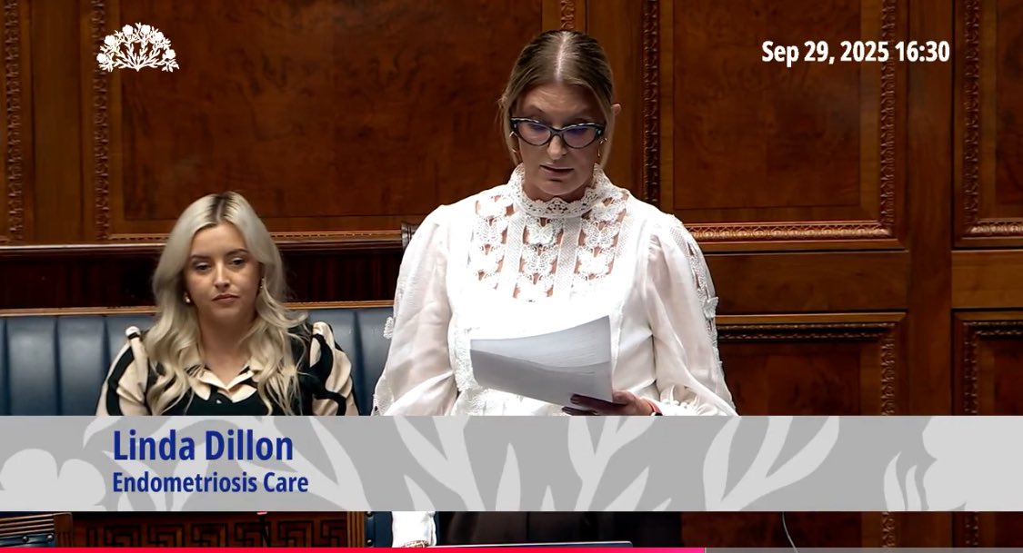 joanne_sansome's tweet photo. Thank you to @LindaDillon81, @NualaMcAllister and all who spoke today in chamber for Endometriosis care and the wider Gynaecology services & the barriers in relation to NI’s Woman’s Health Care… Thank you, also to @naomi_long for sharing her personal experience #HopeForBetter https://t.co/GxhQldKCg0