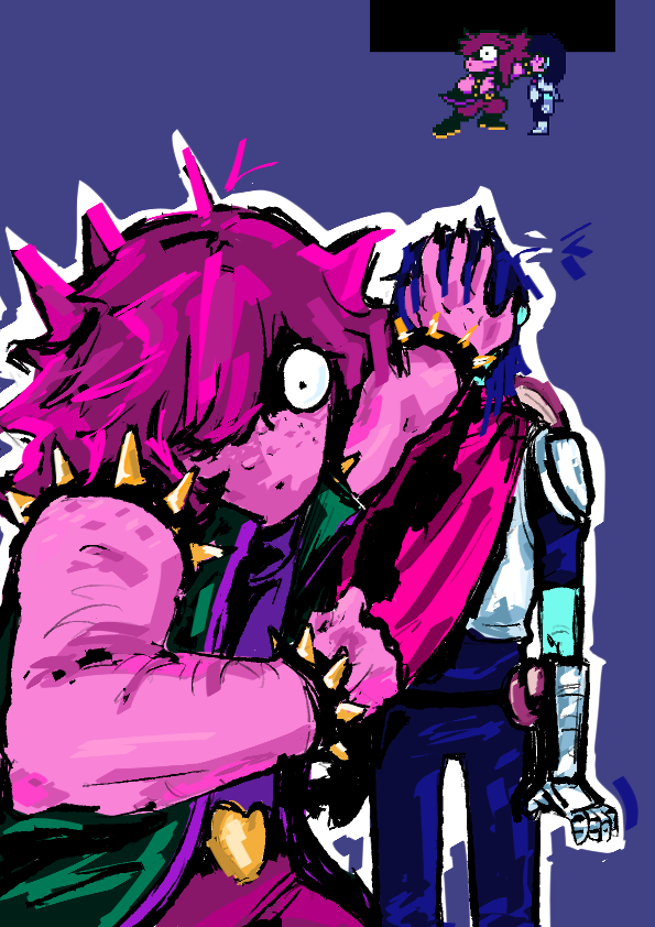 Maxii_prime's tweet photo. tried something out omigotlookatthem
#DELTARUNE #krusie https://t.co/OfZzlV66eQ