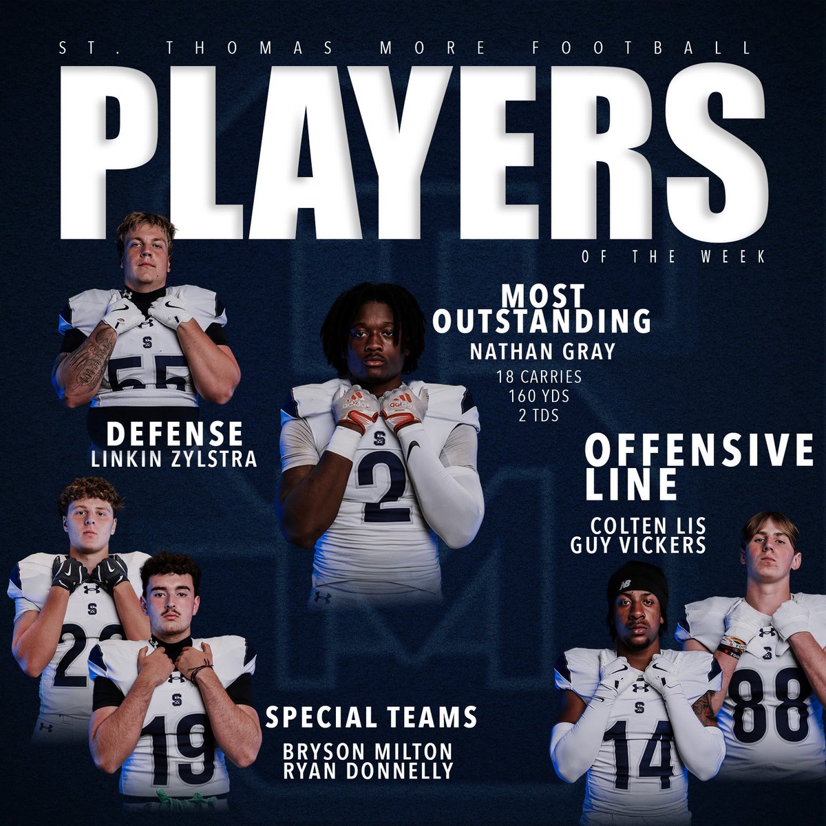 Big S/O to our offensive line and tight ends!