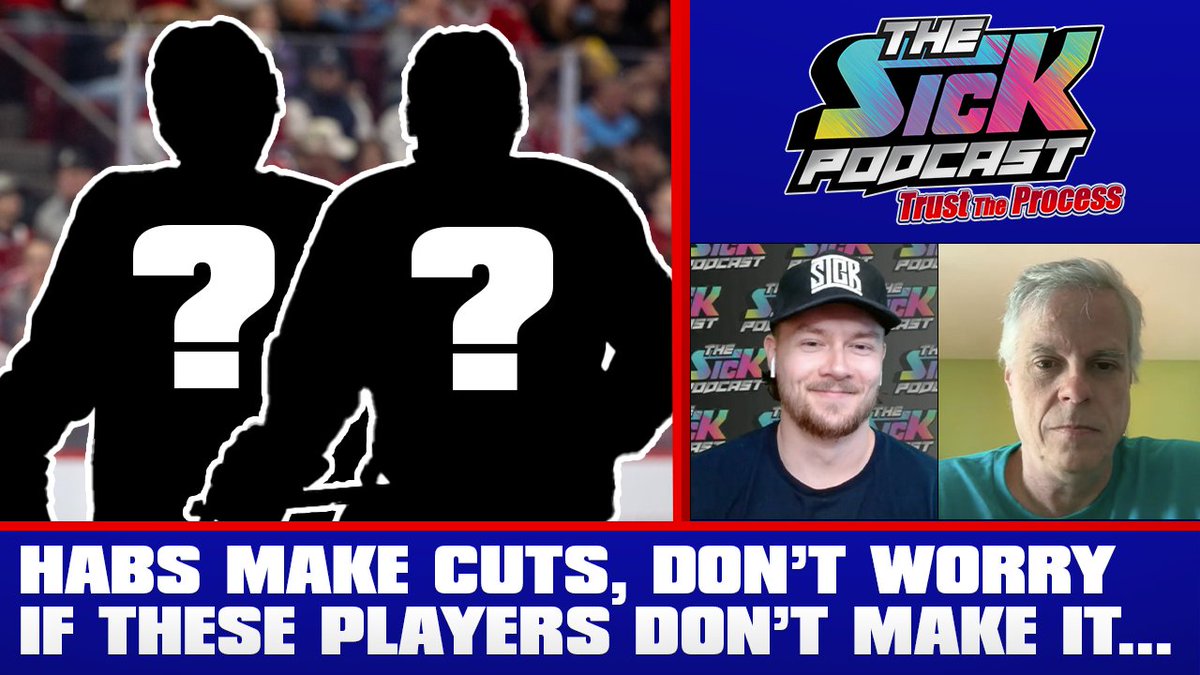 🚨New Episode🚨

Simon 'Snake' Boisvert and <a href="/GaumondShayne/">Producer Shayne</a> discuss:

🔵#GoHabsGo roster cuts
🔵David Reinbacher's injury
🔵Which NHL teams need a full rebuild?
🔵&amp; more

Full pod👇
Watch: youtu.be/vhTGsklbVjs
Listen: traffic.megaphone.fm/SICMED77924533…

#thesickpodcast