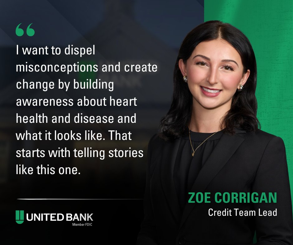 In honor of #WorldHeartDay, we’re proud to highlight Zoe Corrigan and her mission to spread heart health awareness.

We’re inspired by Zoe and the impact she makes both inside and outside the bank.

Learn more about Zoe's heart-led journey! ➡️ bit.ly/487yc6G