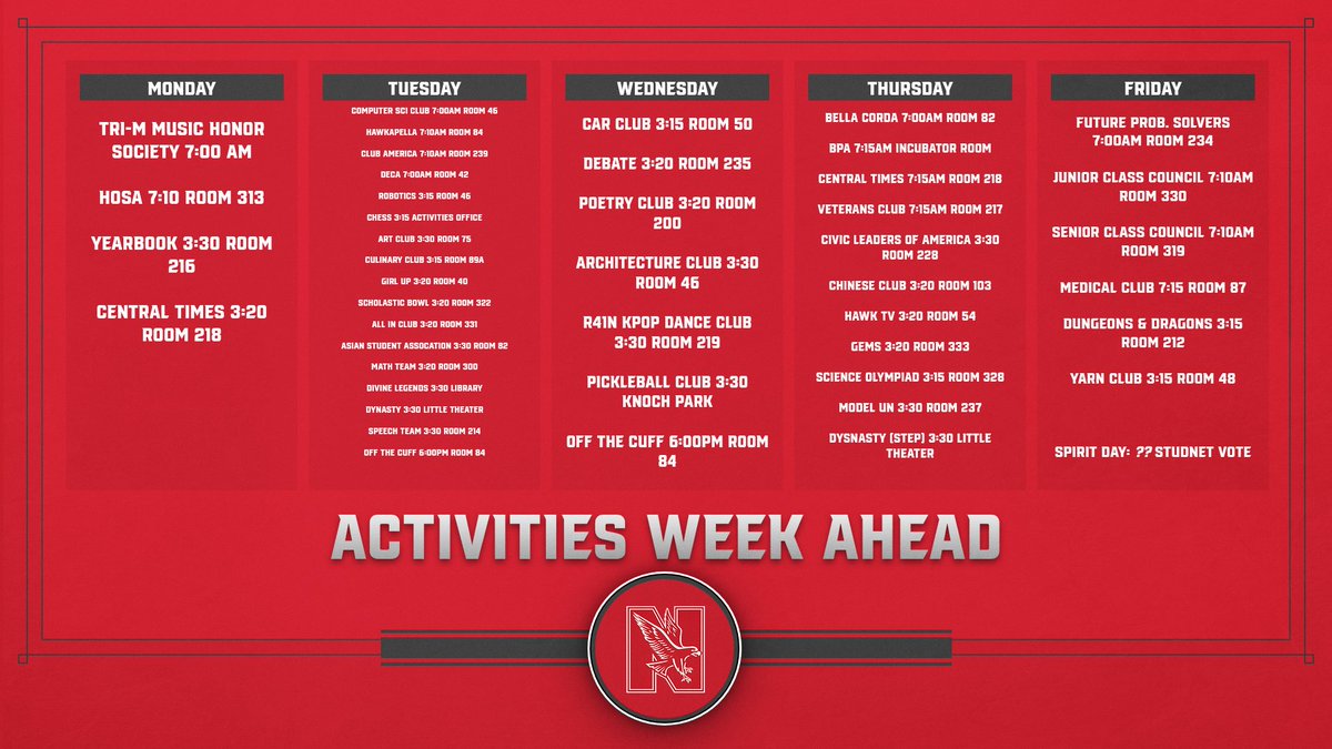 NCHSActivities's tweet photo. https://t.co/H5bOxulUmu