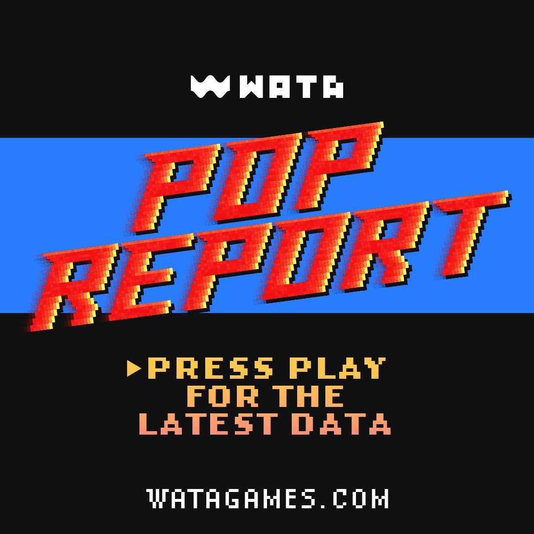 It’s that time again—WATA’s quarterly Pop Report is here. We’re excited to share thousands of new grading data points, and you can also find three new platforms for US, sealed only games: Xbox One, PS5, and PSP. As we move to PSA next month, rest assured Pop Reports will still be