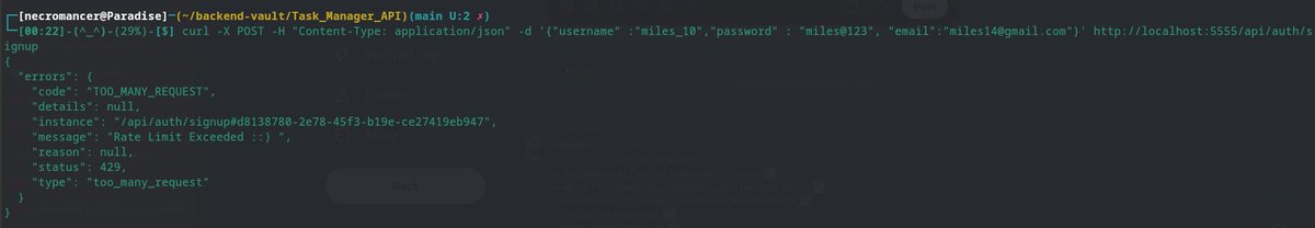 necromancer_44's tweet photo. Today APi Progress : 
Added a Simple Rate limiter using double-ended-queue
(deque)
for learning (before Redis upgrade ) 
New to rate limiting—what tweaks would you suggest? 

https://t.co/UnbO8TkK8v

#BuildInPublic #Python #APIDev #OpenSource https://t.co/NwYyXGhxxb
