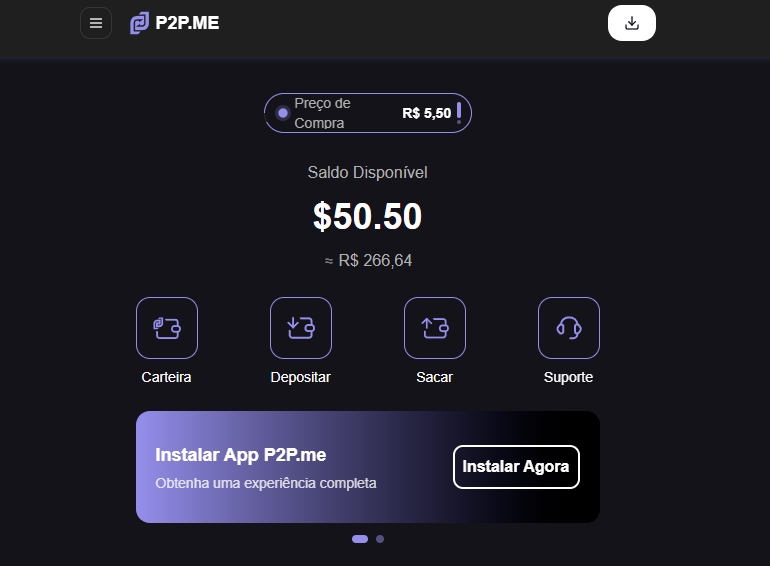 Você já ouviu falar da <a href="/p2pmebrasil/">P2P.me Brasil</a>?⬇️

Os 100 primeiros que entrarem nesse link e fizerem a verificação vão ganhar $3 dólares de graça.

A P2Pme está chamando muita atenção porque permite comprar/vender $USDC usando PIX e ainda pagar contas e boletos direto pelo app.

Eu envio