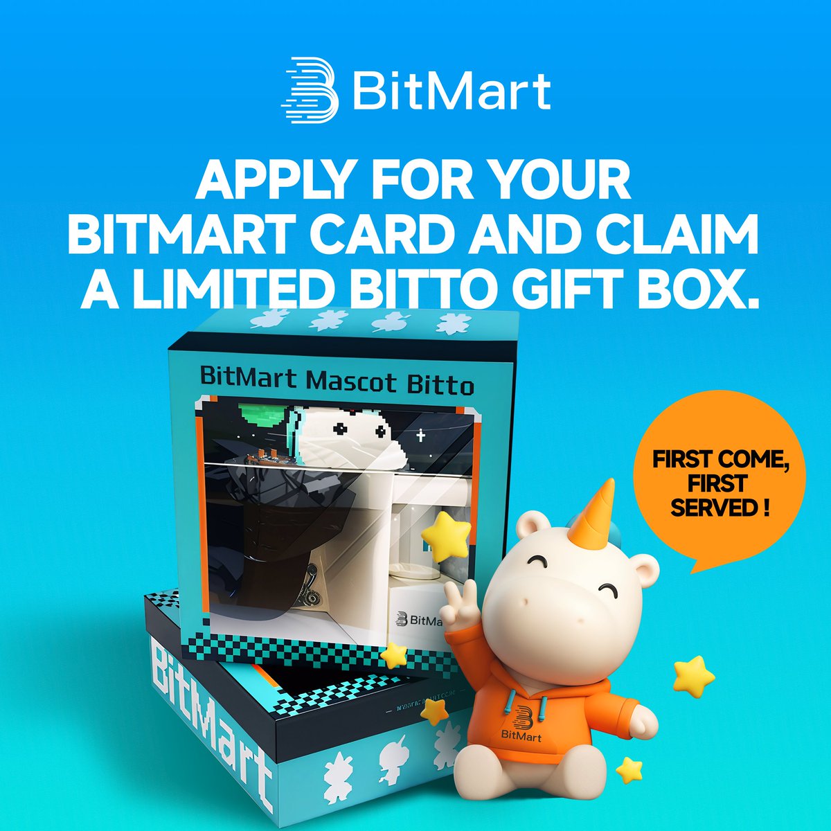 BitMartExchange's tweet image. 🚀 Your Gateway to Crypto Just Got Better! 💳

1️⃣ ZERO Fees when buying #crypto with your credit/debit card 💸
2️⃣ +10% Bonus Crypto for new users 🪙
3️⃣ Apply &amp;amp; shop with the #BitMartCard to unlock a 500,000 USDT reward pool 🏆
4️⃣ Buy crypto and get up to 88 USDT cash reward + VIP…