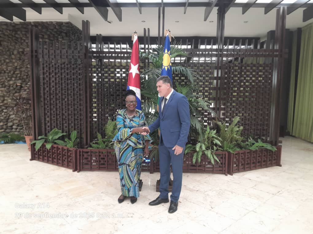 Excelente intercambio en la Inauguración de la Primera Sesión de la Comisión Intergubernamental #Cuba🇨🇺 #Namibia🇳🇦