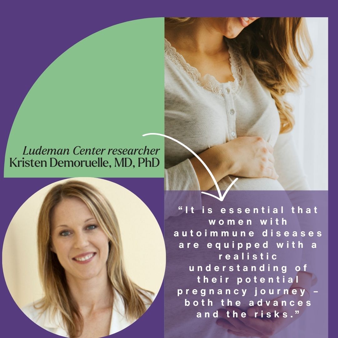 Our Ludeman Center researchers continue to drive #womenshealthresearch through ground-breaking research. Kristen Demoruelle, MD, PhD, wrote a <a href="/CUAnschutz/">University of Colorado Anschutz</a> article about how pregnancy brings unique challenges for people with autoimmune diseases.

news.cuanschutz.edu/news-stories/p…