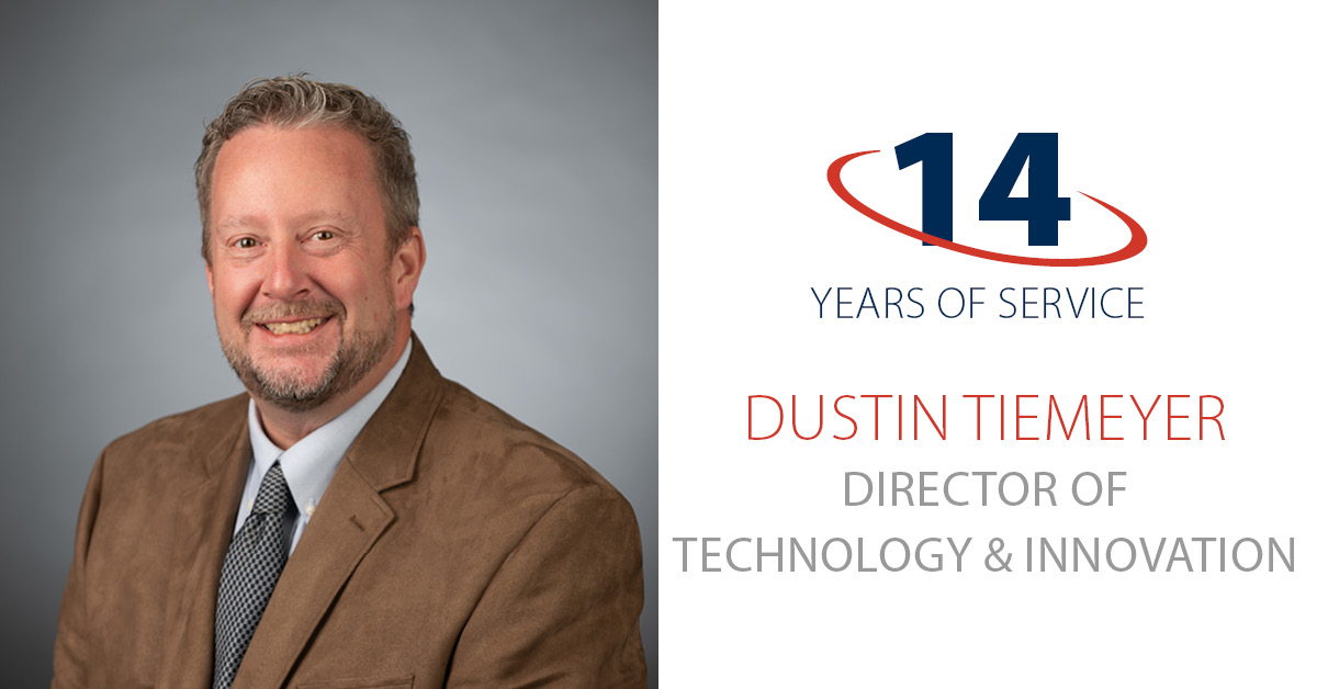 PeterBassoAssoc's tweet image. 👏👏 Happy #workanniversary to our Director of Technology & Innovation, Dustin Tiemeyer!! Congratulations on 14 years with PBA! 🎉
#designtechnology #engineeringcareers #mepengineering