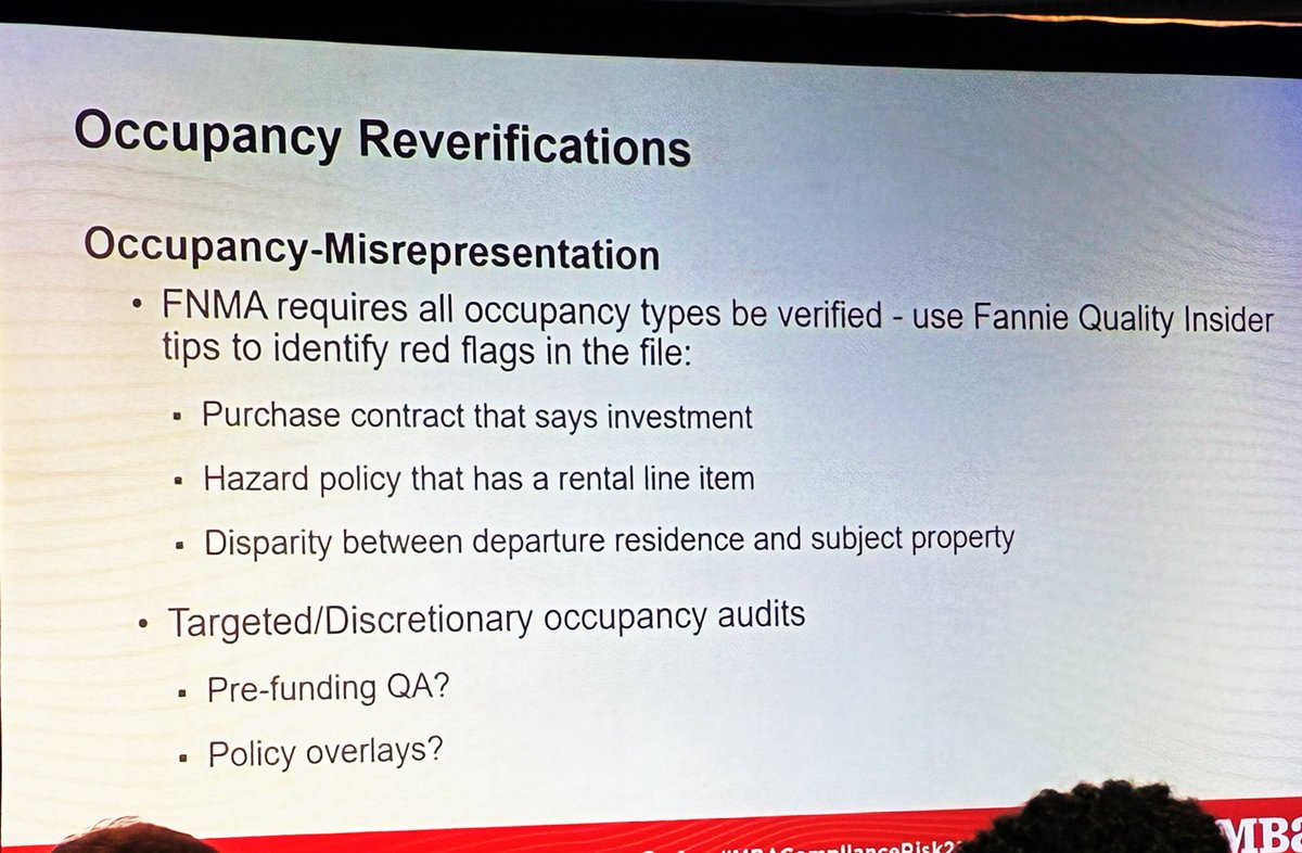 DoddFrankUpdate's tweet image. Occupancy recertification is a hot topic in the mortgage industry right now given the uptick in mortgage fraud allegations revolving around discrepancies and misrepresentations in this category. #mortgage #reverification #fraud @MBAMortgage