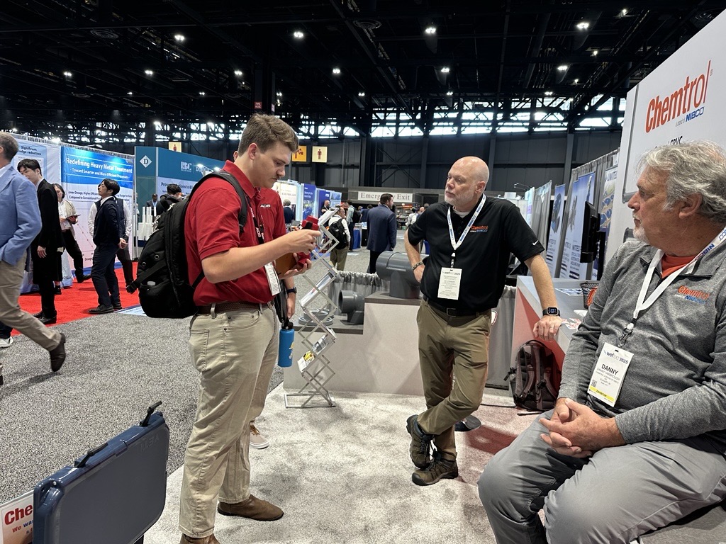 nibcoinc's tweet image. #WEFTEC is hopping. Come see us! We're in booth #5471 and waiting to show you why our Chemtrol branded products are your solution for industrial flow control. OH...and you can be entered to win a YETI cooler.
#NIBCO #WEFTEC25