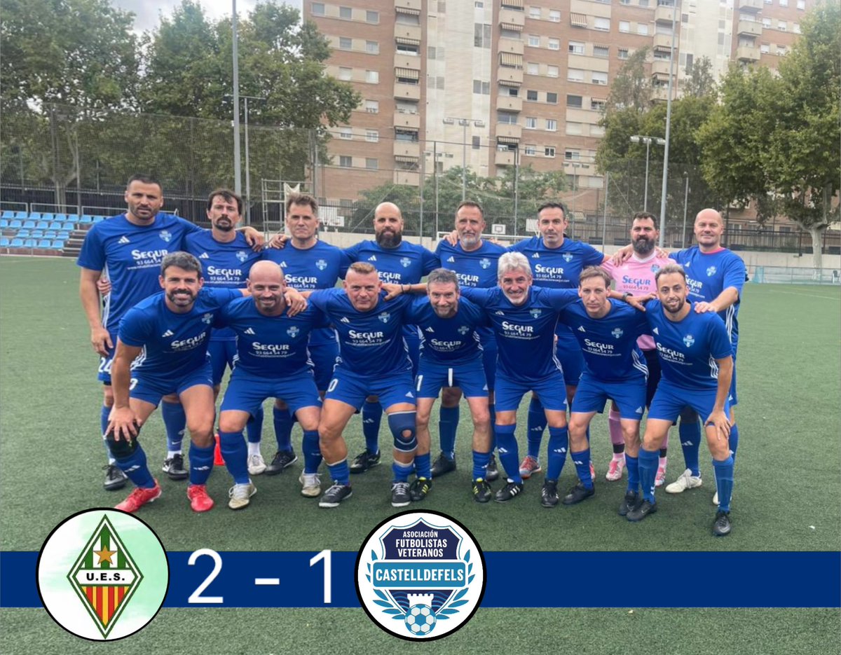 LIGA| PREFERENTE 🔵⚽️

#veterans💙 

El @afvcastelldefels pierde 2-1 contra <a href="/uesants/">UE Sants</a>