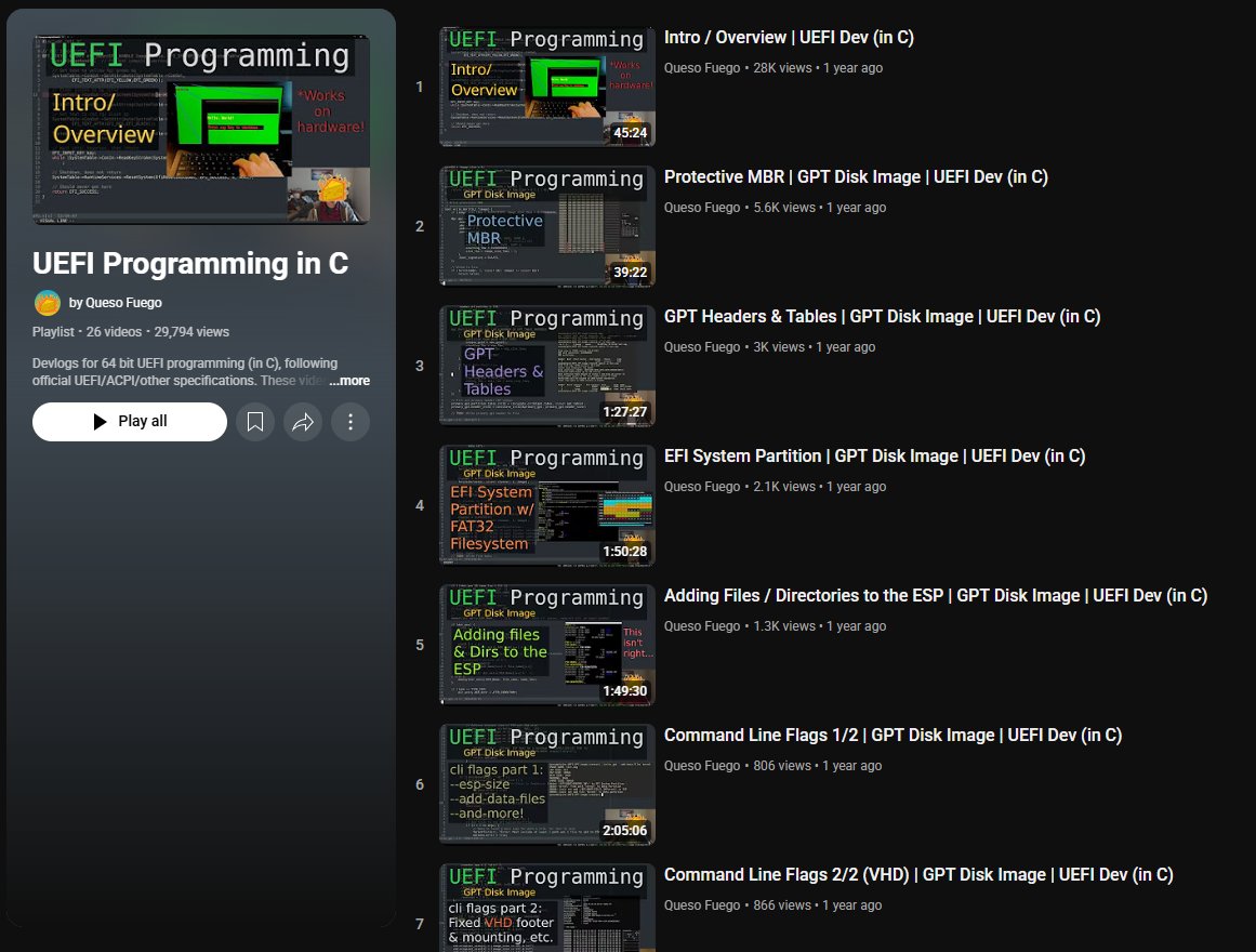 UEFI in C. Pure low-level power.