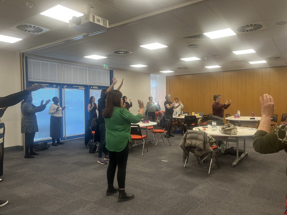 KateSenior6's tweet photo. A fabulous Herts Nursing SLDS away day with some Tai-Chi 🥰🥰 https://t.co/gZllAvqHxy