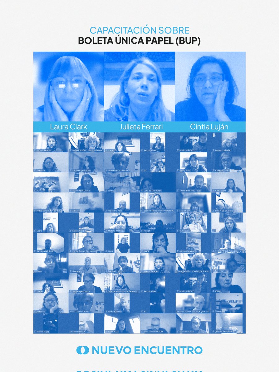 🗳️🇦🇷 CAPACITACIÓN BOLETA ÚNICA DE PAPEL.

Realizamos una capacitación virtual para fiscales y compañerxs sobre esta nueva modalidad con la que tendremos que votar el 26 de octubre.

En estas elecciones votamos con Cabeza, Corazón y Coraje. 🇦🇷

#FuerzaPatria