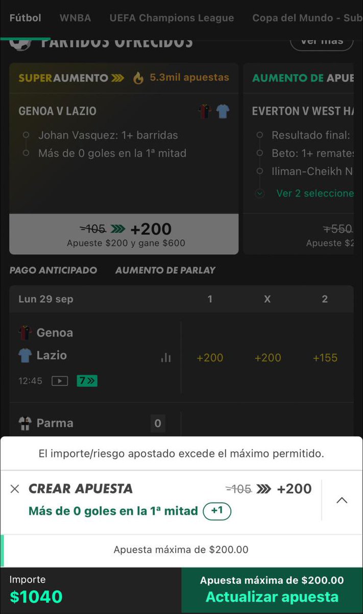 Llegó el día, me limitaron los súper aumentos :(