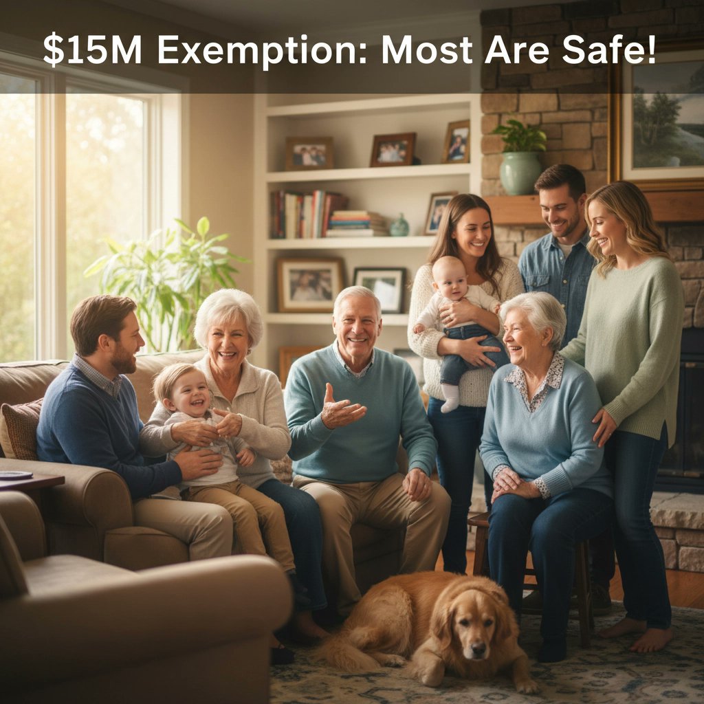 Jeskay's tweet photo. Big news for MD &amp; VA families: The new $15M federal estate tax exemption means most folks won't owe federal estate tax! But watch out: MD has its own lower limit, so high-net-worth families there still need to plan carefully. Have questions? Slide into my DMs! #EstatePlanning #MD https://t.co/GCaeTfj7ol