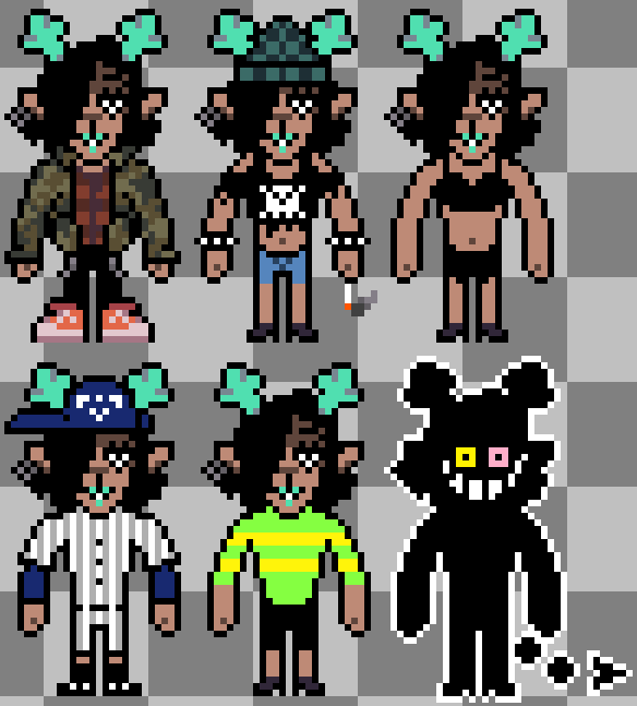 LNinadroid's tweet photo. Gave her more Outfits.
#DELTARUNE #deltarunefanart #Dess #Dessholiday #December #IMAGE_FRIEND #fanart #pixelart https://t.co/GU1C5WSmFm