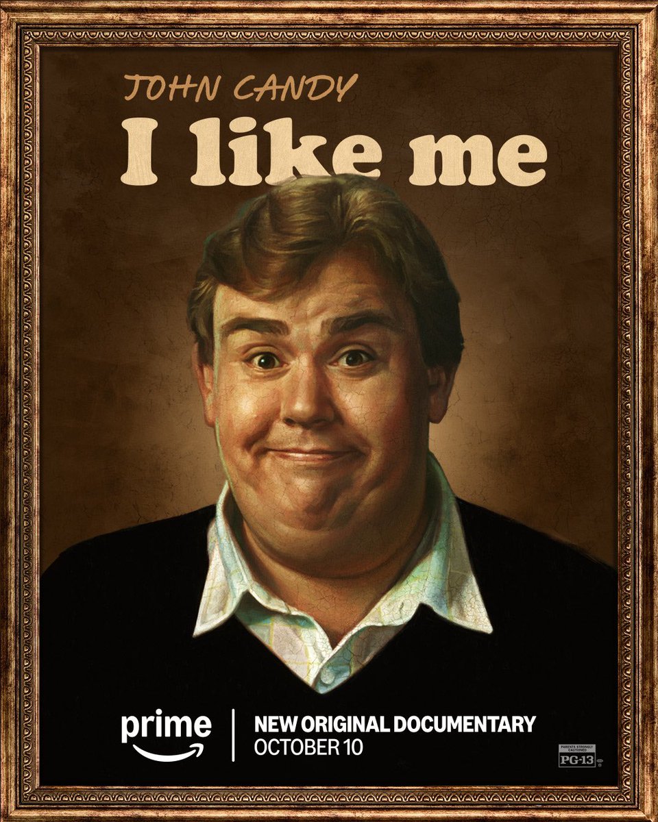First poster for the John Candy documentary.

Releasing October 10 on Prime Video.