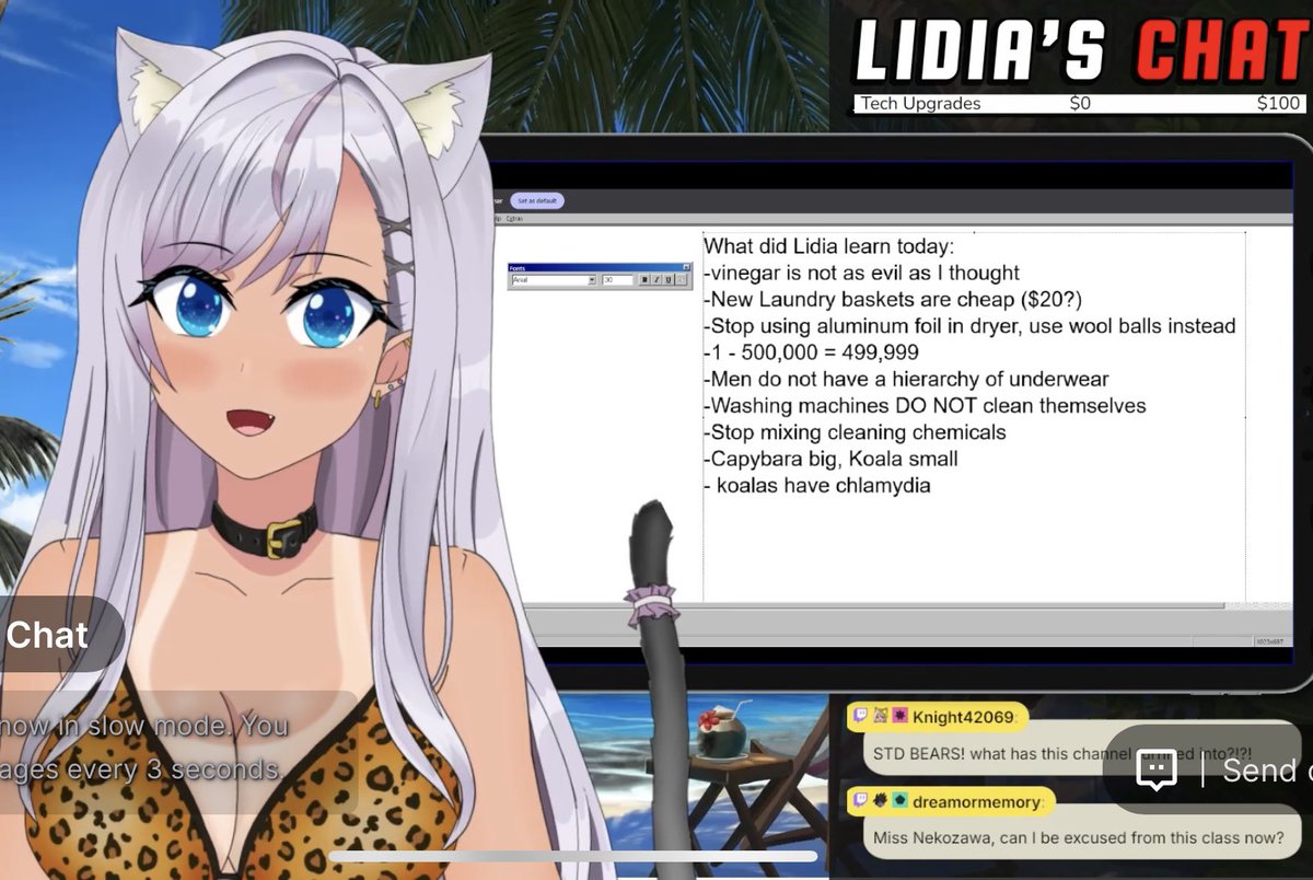 HagfishWS's tweet photo. What are you learning, Lidia?!? 😱😅#LidiaNekozawa #LidiaVtuber
(Twitch right now: https://t.co/WMbfxRWi2L) https://t.co/VmoSNMpqBO