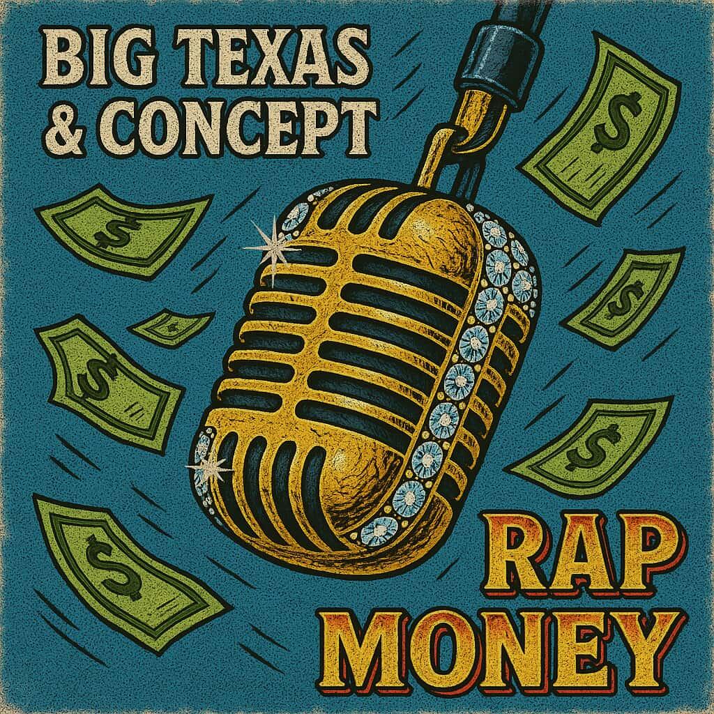 ConceptRaps's tweet photo. My manager told me to keep dropping singles on you niggas so me and @BigTexasOutlaw bout to spin the block. All our shit do numbers and slap like yo grandma when you dont close the screen door https://t.co/AnTRn9yu4X