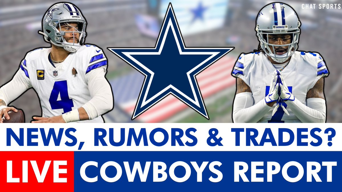 Back live again on the Cowboys Report! 

- Cowboys News
- Trade Rumors
- Mailbag
- and more coming out of Week 4! 

WATCH: youtube.com/live/24fregnv7…

<a href="/ChatSports/">Chat Sports</a> <a href="/aydenparece/">Ayden Parece</a>