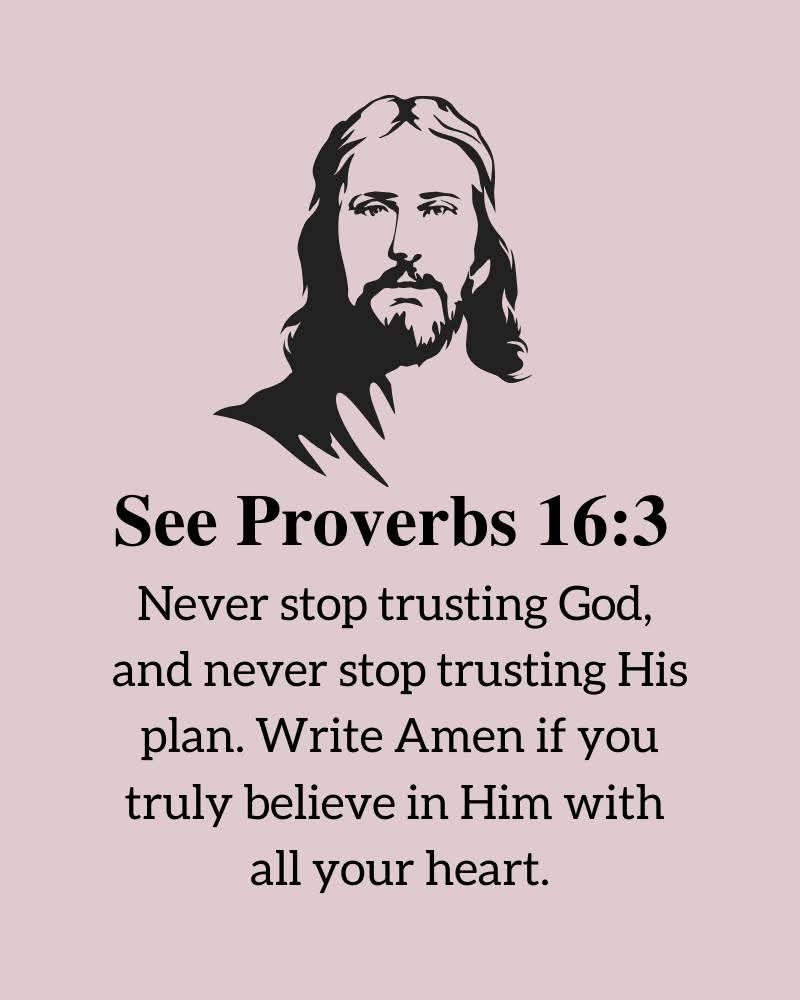 Write Amen if you truly believe in Jesus Christ with all your heart.