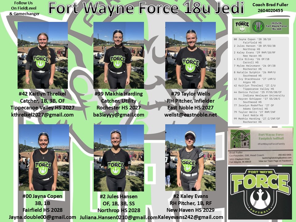 Fort Wayne Force 18u Jedi tweet media