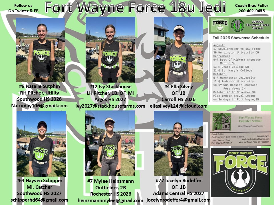 Fort Wayne Force 18u Jedi tweet media