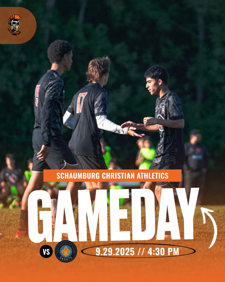 ConquerorNation's tweet image. Boys Soccer hosts Chesterton Academy of the Holy Family to kick off this week in Conqueror Athletics!

4:30pm @ Connelly Park

Go Conquerors!
#morethan